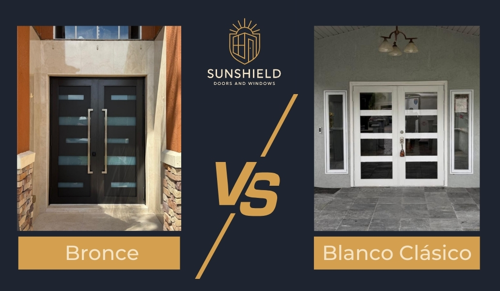 Blanco Clásico vs. Bronce Sofisticado: Elige el Acabado de Puerta que Define tu Hogar